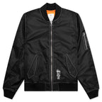 Built Bomber Jacket - Black