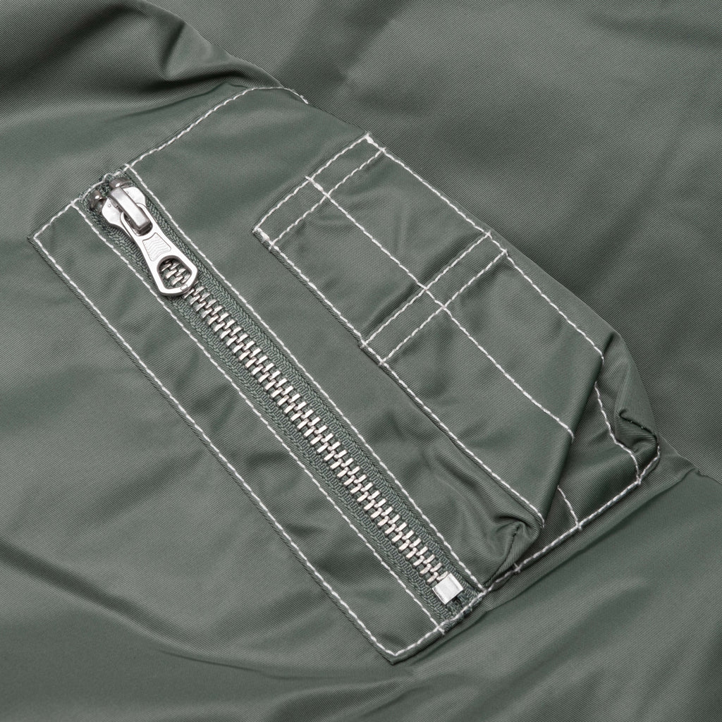 Built Bomber Jacket - Green