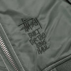 Built Bomber Jacket - Green