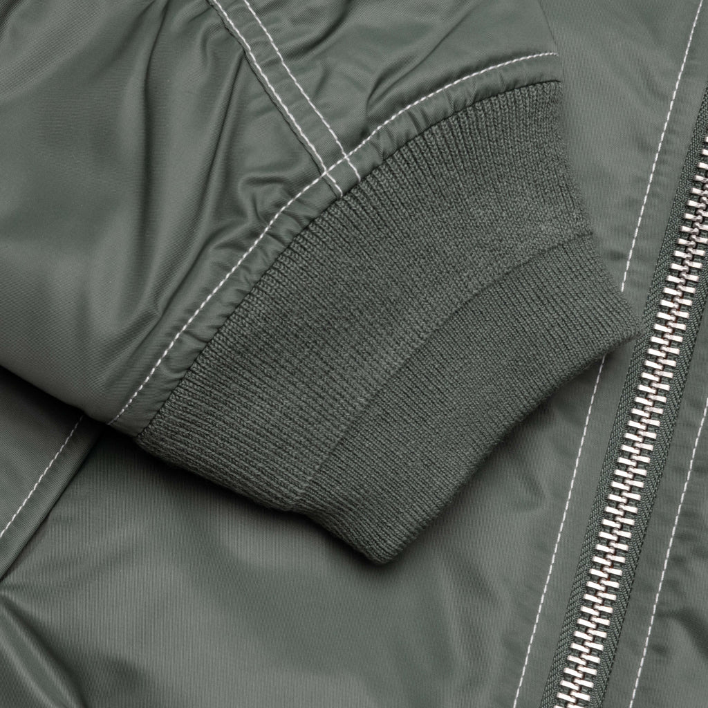 Built Bomber Jacket - Green