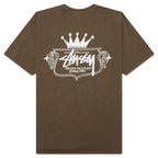 Built To Last Pig. Dyed Tee - Brown