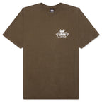 Built To Last Pig. Dyed Tee - Brown