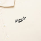 Buttoned Raglan Long Sleeve Sweatshirt - Ivory