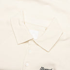 Buttoned Raglan Long Sleeve Sweatshirt - Ivory