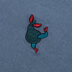 Blue Sitting Pear T-Shirt - Indigo