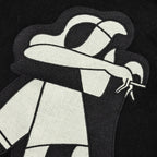 Cloudy Star Varsity Jacket - Black