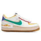 Women's Air Force 1 Shadow - Summit White/Neptune Green/Yellow