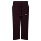 Cable Knit Pant - Berry