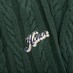 Cable Knit Pant - Green