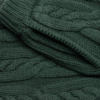 Cable Knit Pant - Green