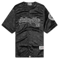 Camo Stripe Baseball Shirt - Black