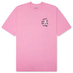'Cancelled' Hand Painted Tee - Pink