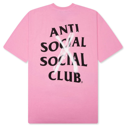 'Cancelled' Hand Painted Tee - Pink