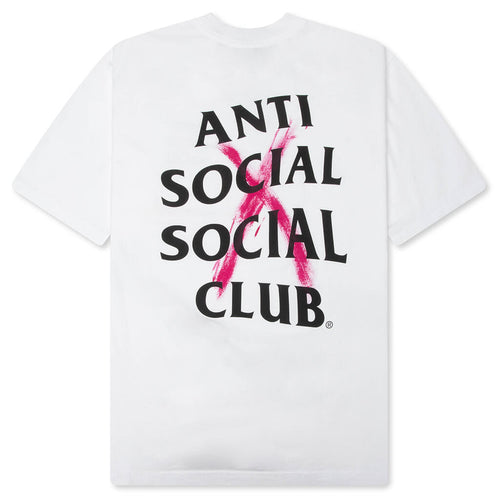 'Cancelled' Hand Painted Tee - White