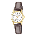 CASIO Female DRESS Japan / South Korea Fashion Brown Analog LTP-1094Q-7B4