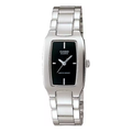 CASIO Quartz Stainless Steel Strap Waterproof Black Analog LTP-1165A-1C