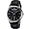 CASIO Male DRESS Japan / South Korea Fashion Waterproof Mens Black Analog MTP-1381L-1A