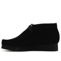 (WMNS) Clarks Wallabee Boots Suede 'Black' 26155521