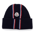 Moncler Grenoble Logo Wool Beanie 'Navy Red' 3B00036M1131742