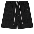 Cargobela Denim Shorts - Black Wax