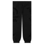 Casual Sweatpant With Elasticated Bottom - Black