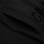 Casual Sweatpant With Elasticated Bottom - Black
