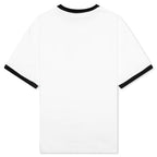 Cat Heavyweight Ringer T-Shirt - White