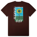Celebrate Earth Tee - Bitter Chocolate