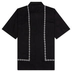 Chain Button Up Shirt - Black