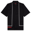 Chain Button Up Shirt - Black