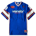 Cherry Football Jersey - Blue