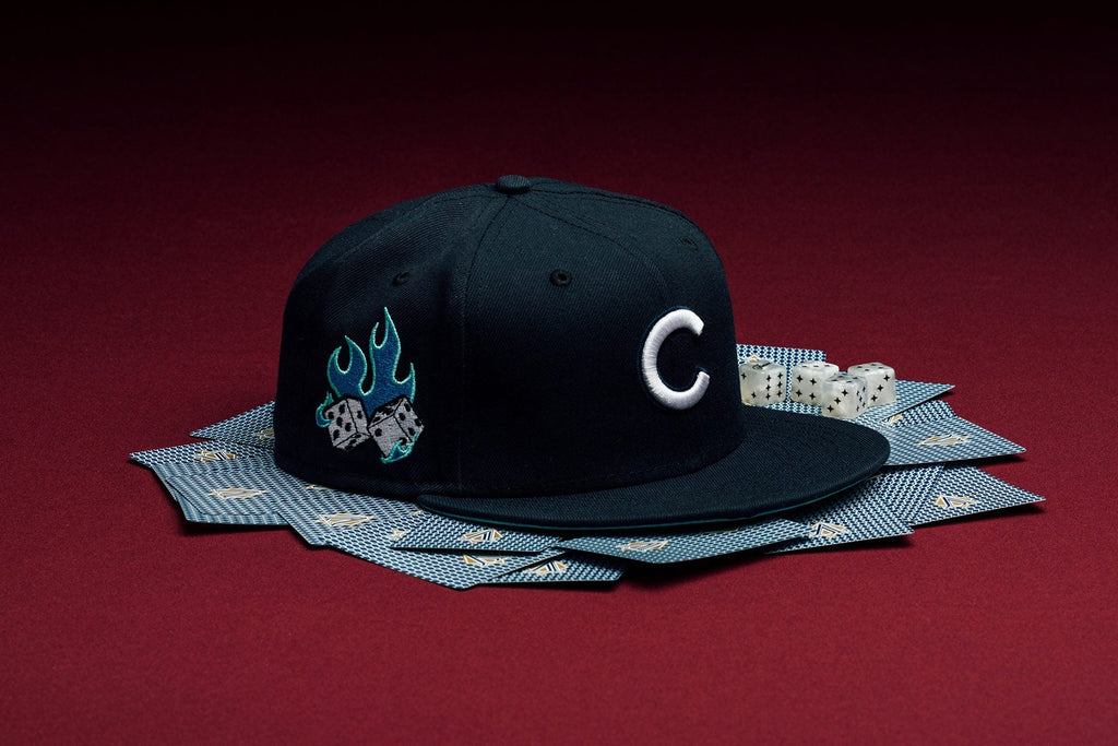 Feature x New Era Flaming Dice 59FIFTY Fitted - Chicago Cubs