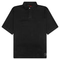 Clarity Woven Polo - Black