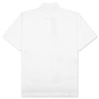 Polo in Cotton With 4G Detail - White