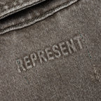 Collared Denim Jacket - Washed Olive