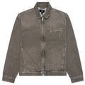 Collared Denim Jacket - Washed Olive