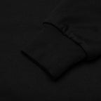 College Puffy Relaxed Fit Pullover Hoodie - Black