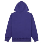 College Puffy Relaxed Fit Pullover Hoodie - Blue