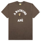 College Tee - Brown