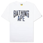 Color Camo Bathing Ape Tee - White