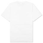 Color Camo College Tee - White/Red