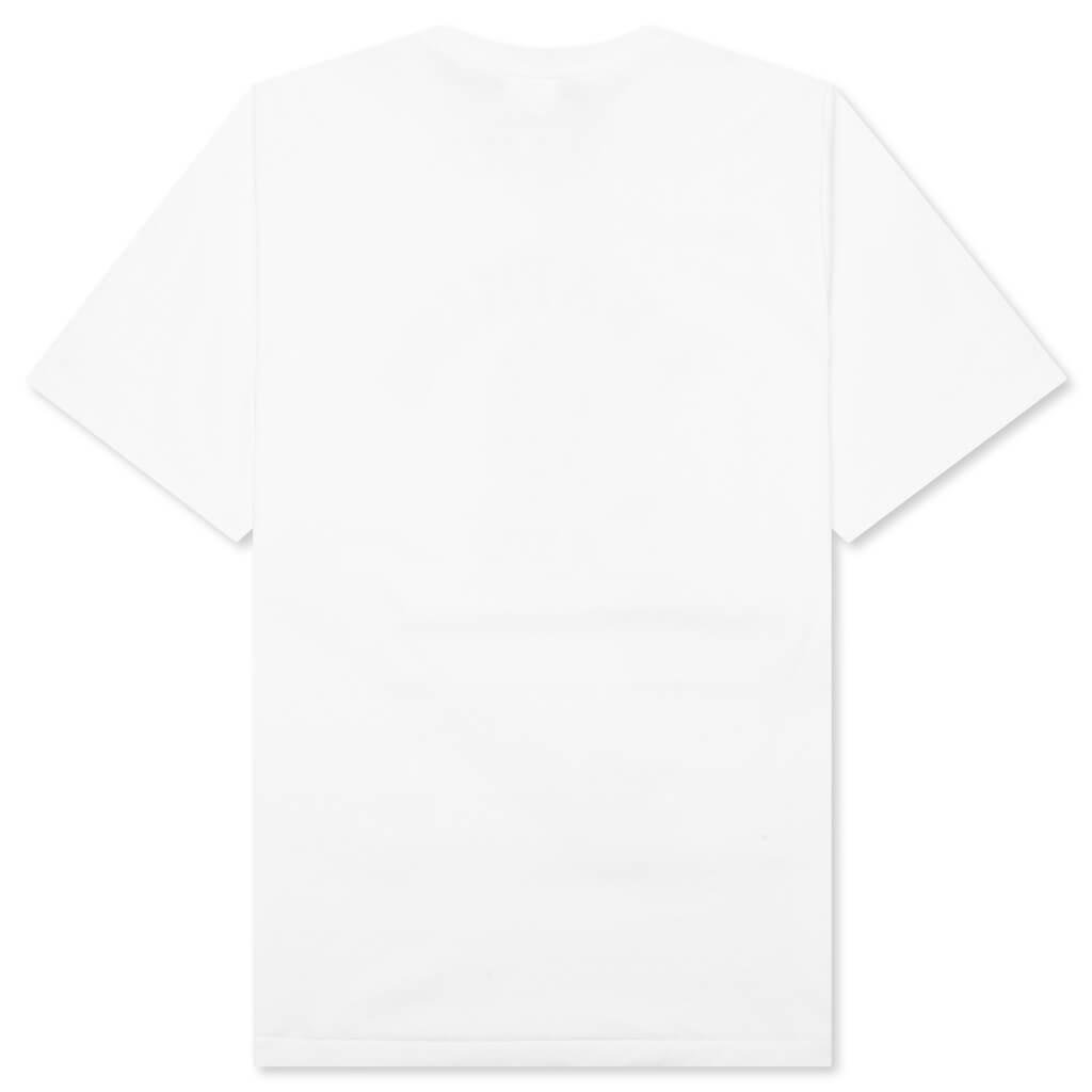 Color Camo College Tee - White/Red