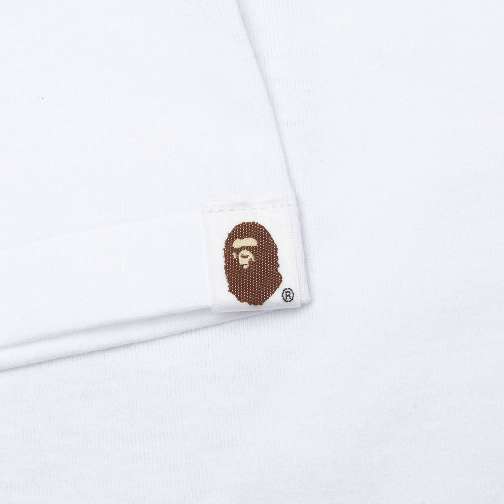 Color Camo Milo on Big Ape Tee - White/Navy