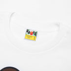 Color Camo Milo on Big Ape Tee - White/Purple