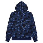Color Camo Pullover Hoodie - Navy