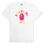 Colors College Tee - White
