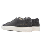 Achilles Low in Suede - Washed Black