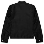 Concealed Zipfront Padded Jacket - Black