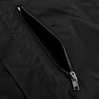 Concealed Zipfront Padded Jacket - Black