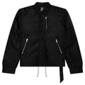 Concealed Zipfront Padded Jacket - Black